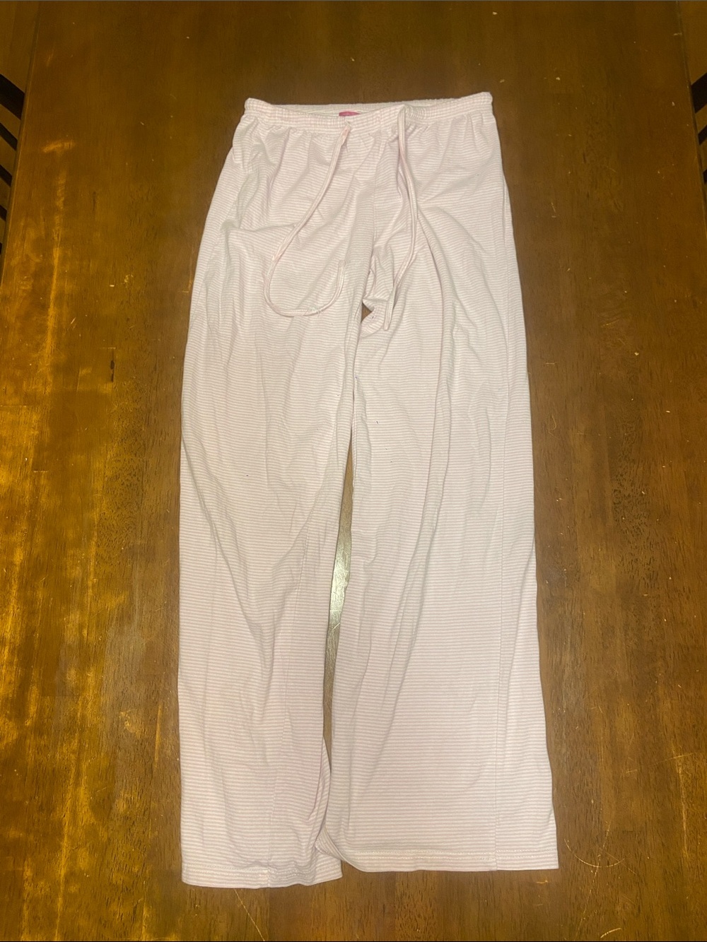 Edikted Light Pink Striped Kids Bottoms